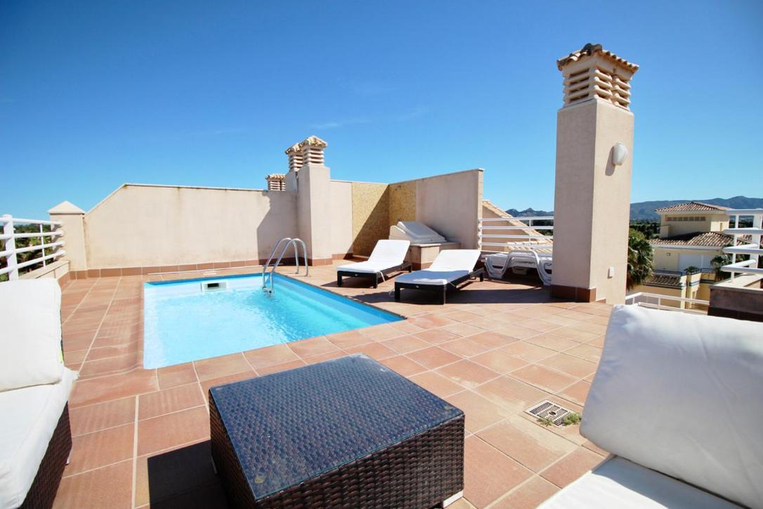 Ferienwohnung Atico Con Piscina Privada En Primera Linea Dénia Exterior foto