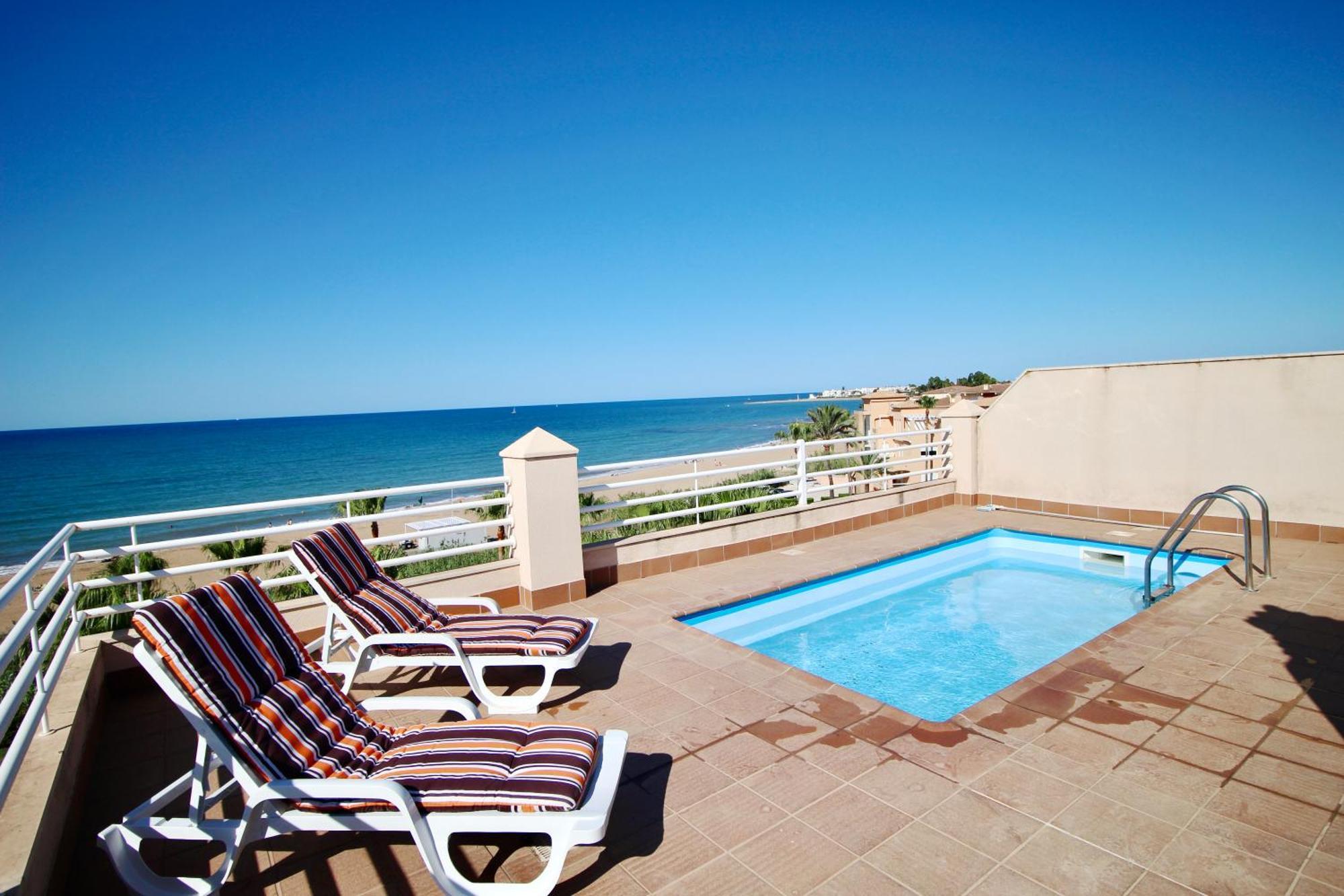 Ferienwohnung Atico Con Piscina Privada En Primera Linea Dénia Zimmer foto